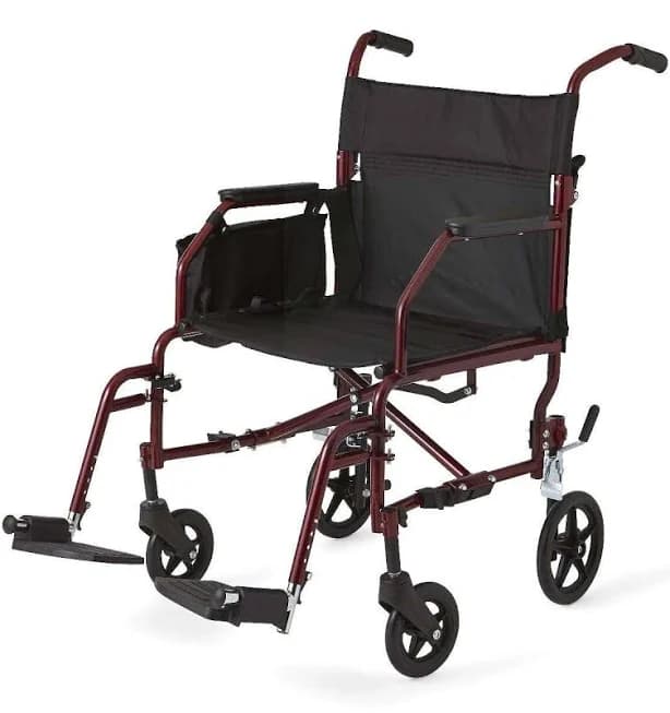 Medline Basic Steel Transport Chair