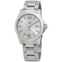 Longines Men's Conquest Classic Stainless Quartz Watch