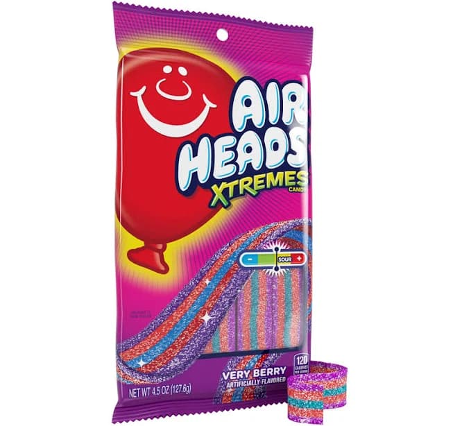 Airheads Xtremes Belts Very Berry Candy