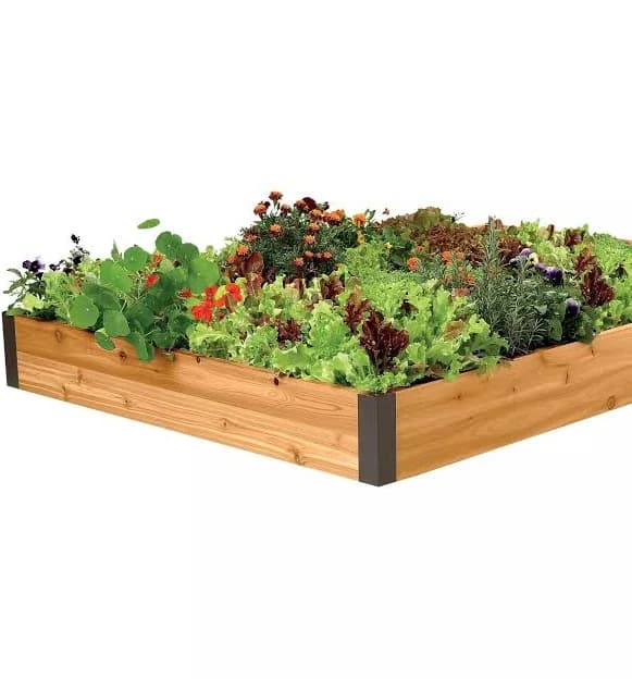 Gardener's Supply Company Cedar Raised Beds 4' Wide Cedar