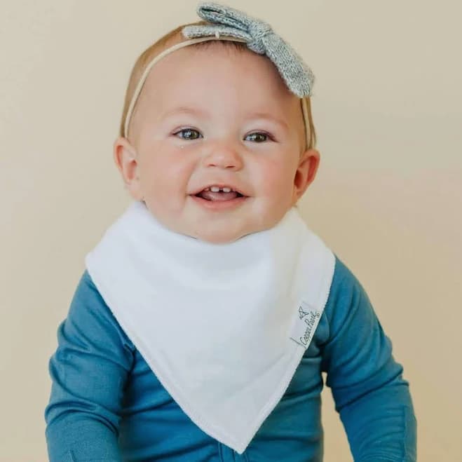 Copper Pearl Baby Bandana Bibs