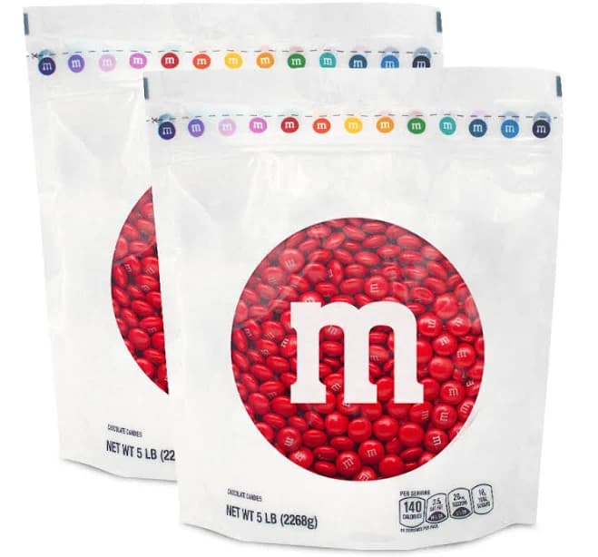 Red M&M'S Bulk Candy
