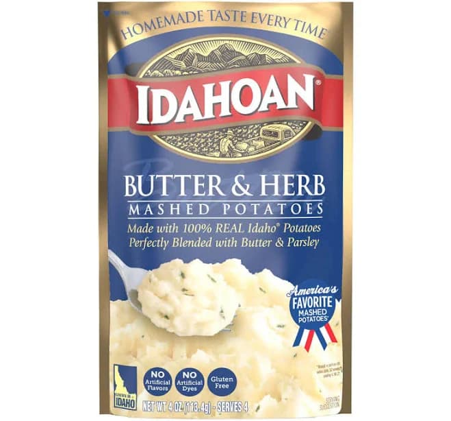 Idahoan Butter & Herb Mashed Potatoes