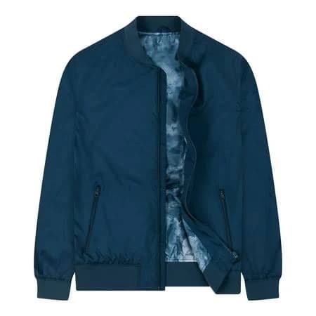 Madhero Men's Lightweight Full Zipper Bomber Jacket