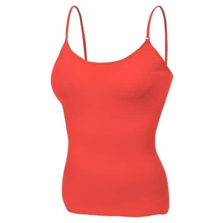 Essential Basic Women's Camisole Cami with Adjustable Strap