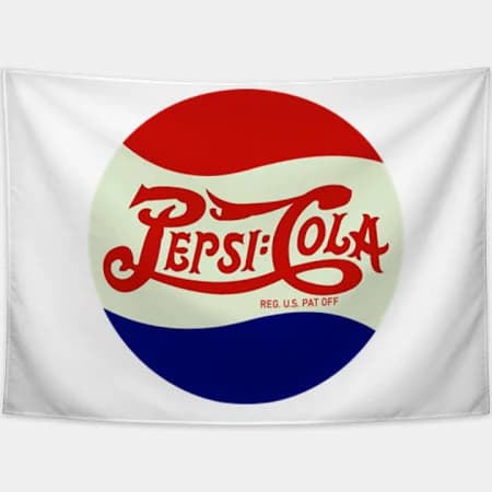 Pepsi Cola Logo Tapestry