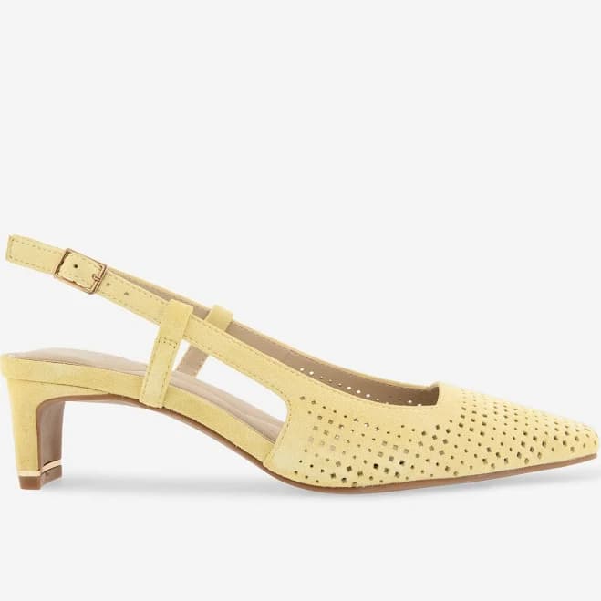 Kenneth Cole Women's Marbella Perforated Suede Slingback Pumps