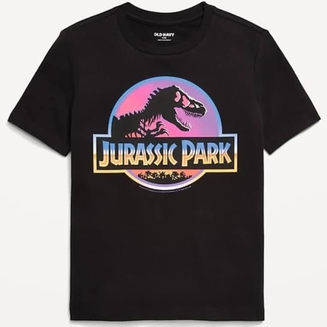 Old Navy Shirts & Tops | Old Navy Kids Jurassic Park Gender-Neutral Graphic T- Shirt (Size: Xl) | Color: Black | Size: Xlb | Rachelui's Closet