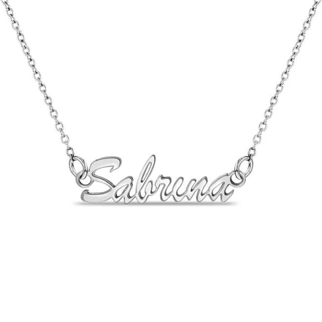 Frolic Custom Name Necklace in Sterling Silver
