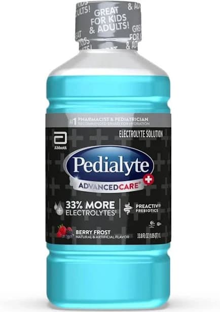 Pedialyte Advanced Care Berry Frost Electrolyte Solution