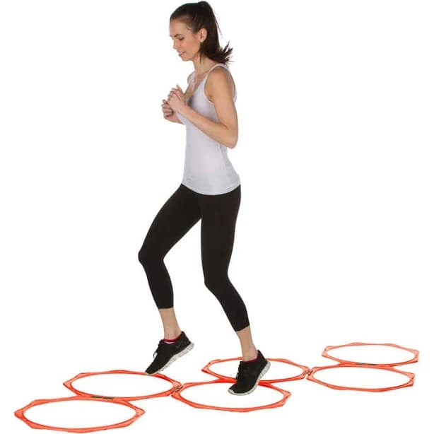 Trademark Innovations Hexagonal Speed & Agility Training Rings