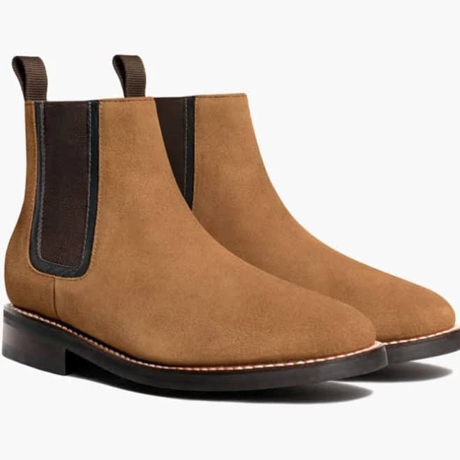 Thursday Boot Company Men's Honey Suede Duke Chelsea
