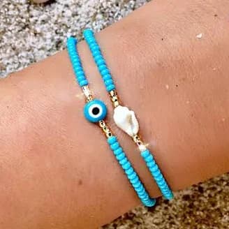 Evil Eye Beaded Bracelet