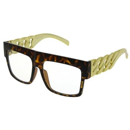 Grinderpunch Oversized Clear Lens Sunglasses