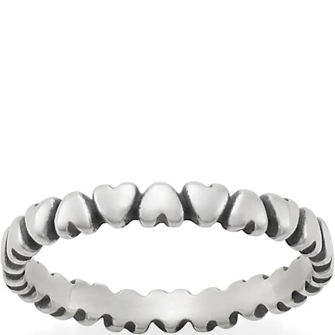 James Avery Sterling Silver Lots of Love Heart Band