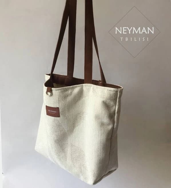 White Canvas Big Shoulder Bag/Eco shopper bag/Shopper tote/Large Linen Beach bag