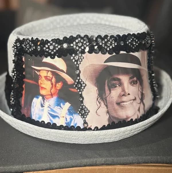 Michael Jackson Sequin Fedora