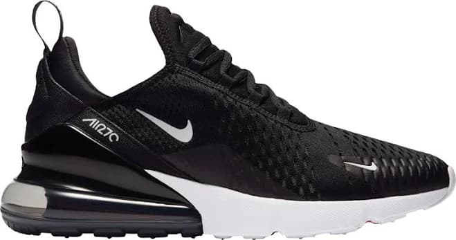 Nike Men's Air Max 270 Shoes, Size 8, Black/White/Solar Red