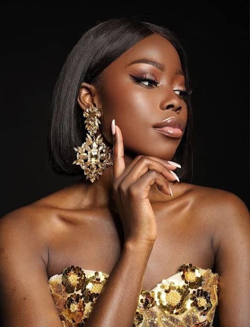 Oversized Rhinestone Chandelier Earrings
