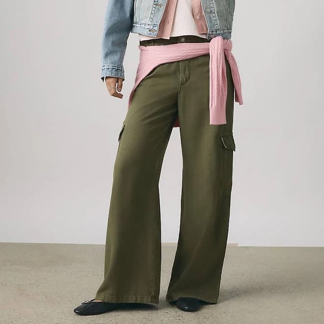 Levi's Women's Baggy Dad Cargo Tencel Pants