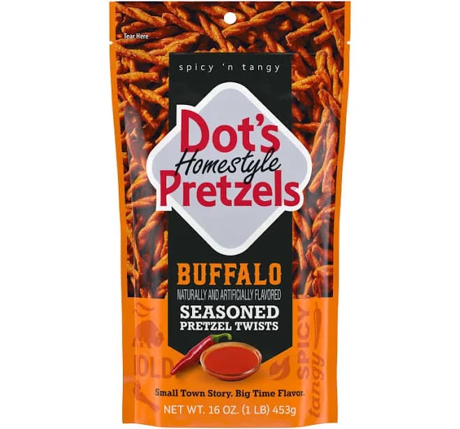 Dot's Homestyle Pretzels Seasoned Buffalo Pretzel Twists