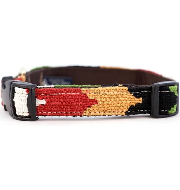 A Tail We Could Wag Harvest Chevron Dog Collar
