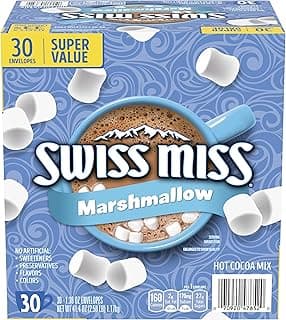Chocolate Hot Cocoa Mix With Marshmallows, Hot Cocoa Bar Supplies, 1.38 oz., 30-Count Envelopes
