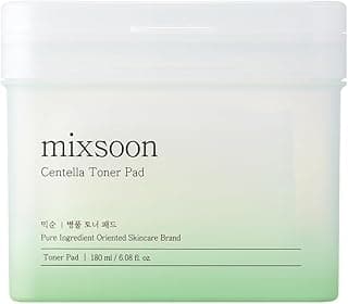 Centella Asiatica Toner Pad-Soothing, Hydrating and Balancing Facial CICA Pads, Gentle Daily Care for Sensitive, Calm Skin 180ml / 6.08 fl.oz. (120 Sheets) Korean Glass Skin Care