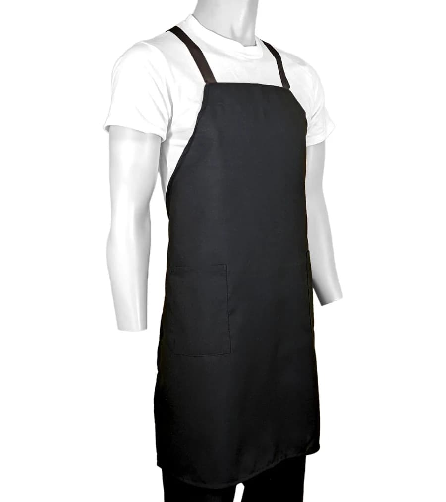 Os ChefsCloset Kensington Cross-Back 2-Pocket Bib Apron