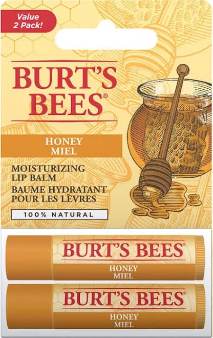 Burt's Bees Honey Lip Balm Duo