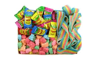 Super Sour Candy Treat Box