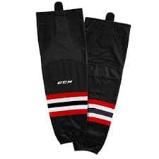 CCM SX8000 Game Sock - Chicago Blackhawks Third - Intermediate | Pure Hockey Equipment