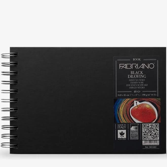 Fabriano Spiral-Bound Landscape Drawing Book