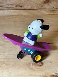 Vintage Sanrio Pochacco On Skateboard Toy | Mercari