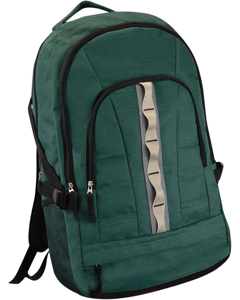 High School Style Backpack with Webbing