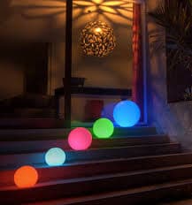 Amazon.com: Mr.Go 10-inch LED Ball Light, 8-in and 6-in Ball Light Bundle, Remote Control, 16 RGB Colors 4 Modes, Dimmable, Rechargeable, Waterproof, Great as Night Light Mood Lamp Ambient Lighting Decorations :