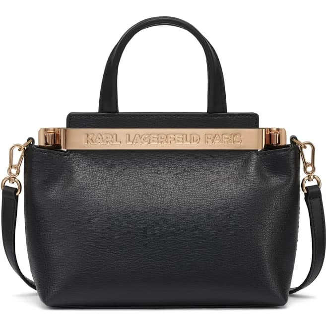 KARL LAGERFELD PARIS Jacqueline Leather Crossbody Bag