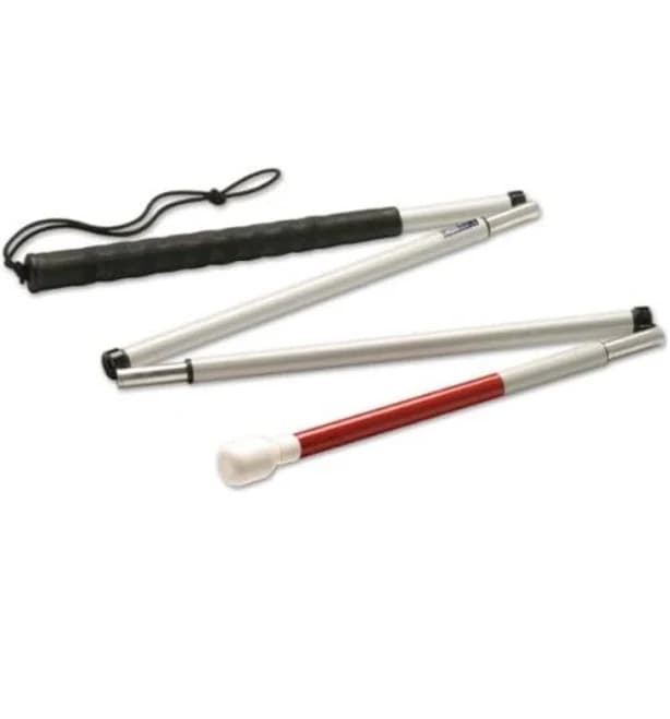 Ambutech 5-Section Folding Graphite Cane
