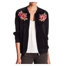 Embroidered Bomber Jacket