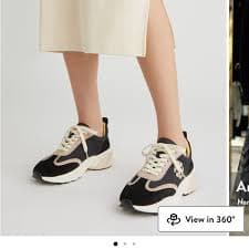 Tory Burch | Shoes | Tory Burch Black And Cream Sneakers | Poshmark