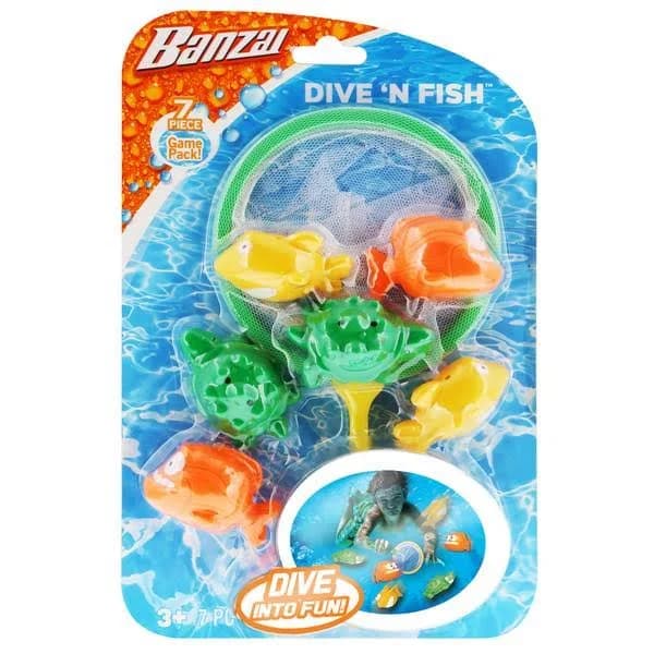 Banzai Dive N' Fish Pool Toy