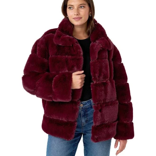 Edited by Hunter McGrady Women's Faux Fur Jacket