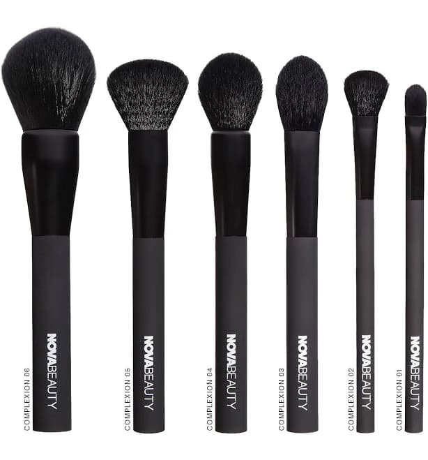 Fashion Nova Women's All The Feels 6 Piece Complexion Brush Set