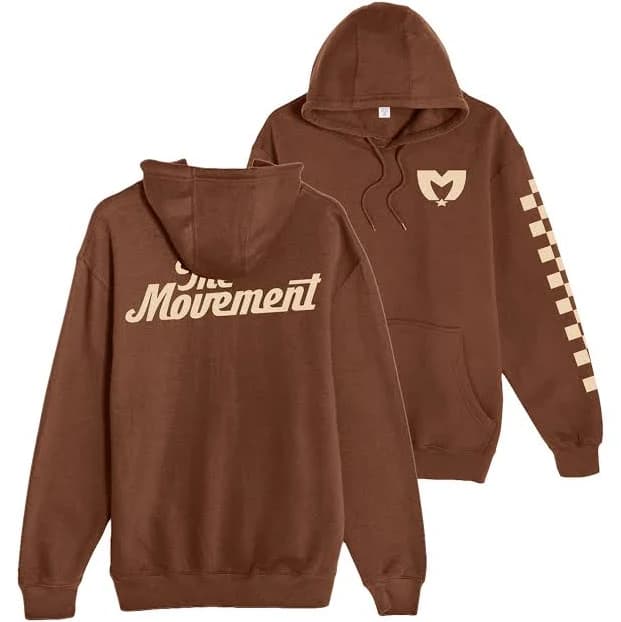 Checker Brand Pullover Hoodie