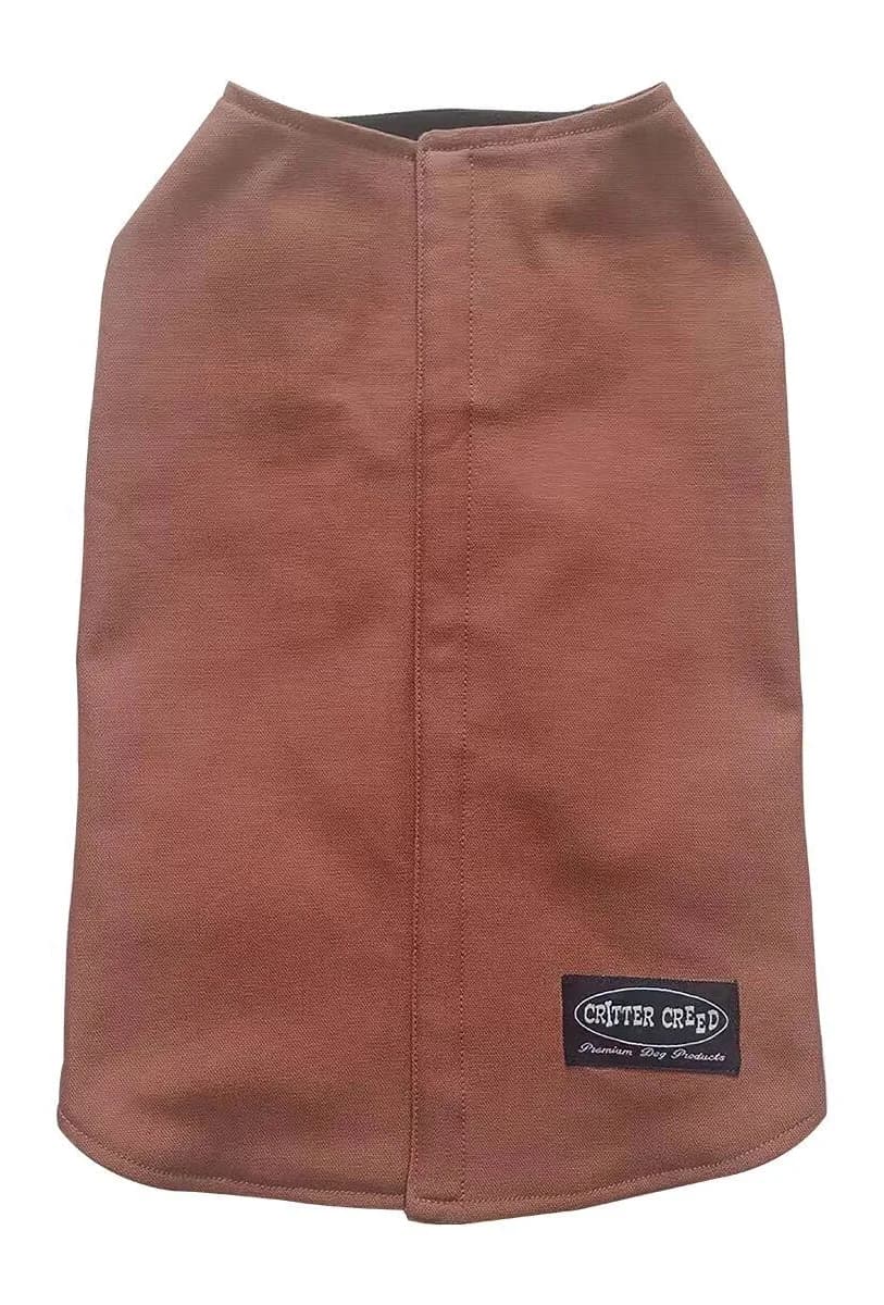 Critter Creed Canvas Dog Coat