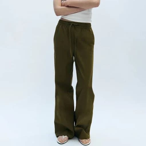 H&M Ladies Cotton Drawstring Pants