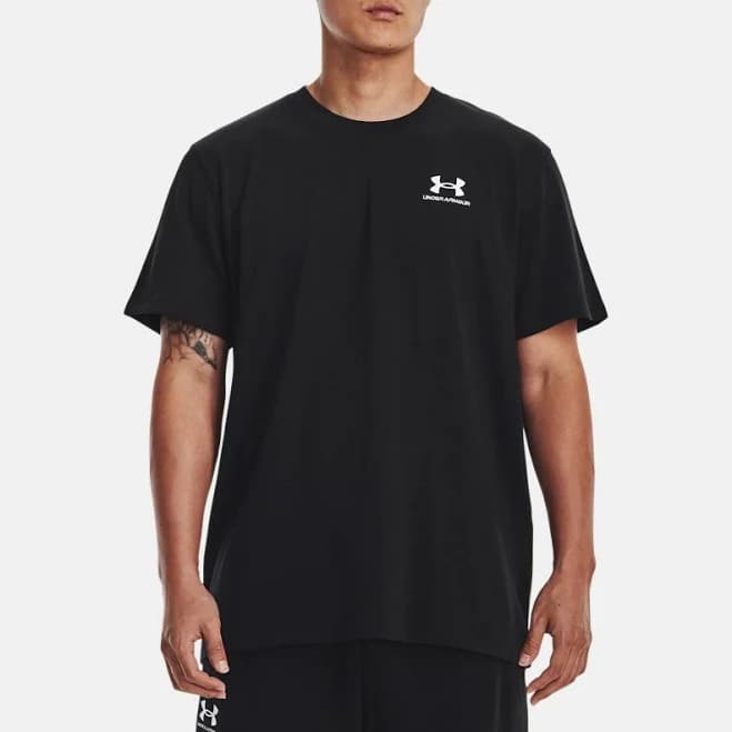 Men's T-Shirt Under Armour Logo Embroidered Heavyweight