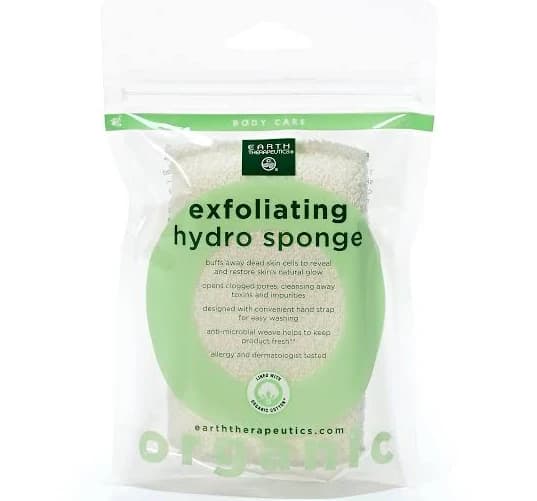 Organic Cotton Rectangular Exfoliating Hydro Sponge