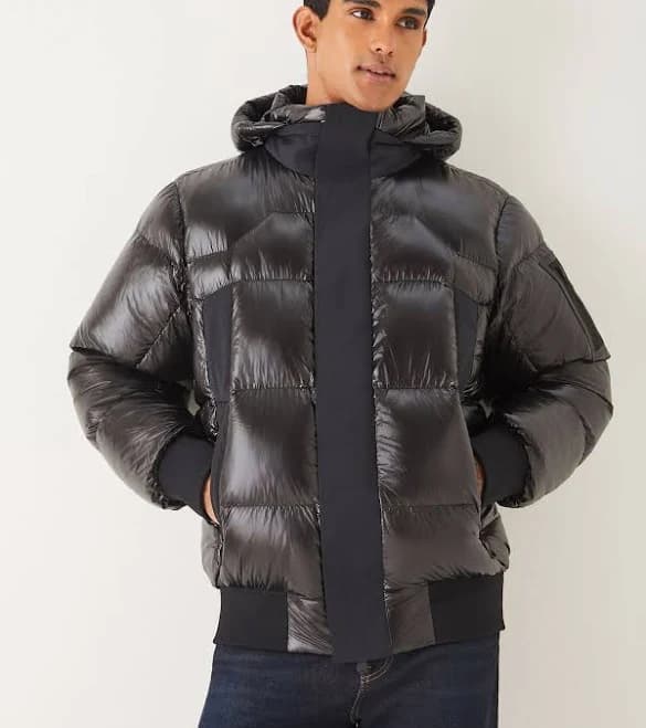 Boss Men's Padded Hooded Down Jacket