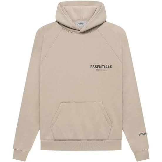 Fear Of God Pullover Men Hoodie - Tan